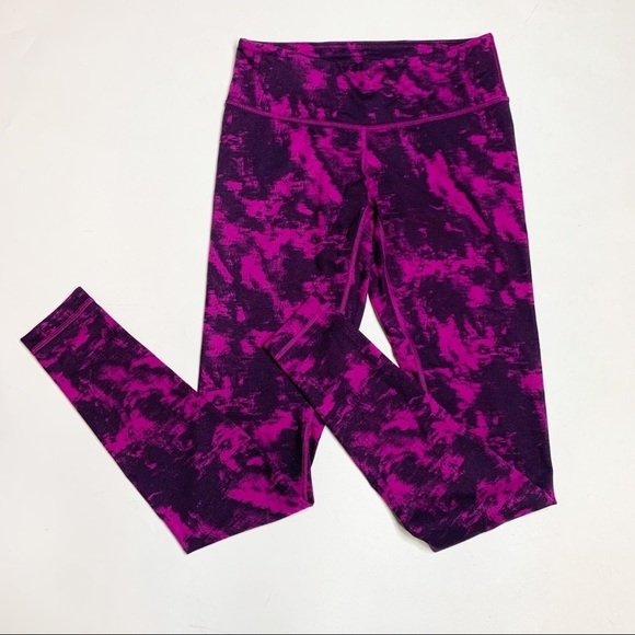 Lululemon Wunder Under Pant *Full-On Luon Breezie Regal Plum Black6 Leggings